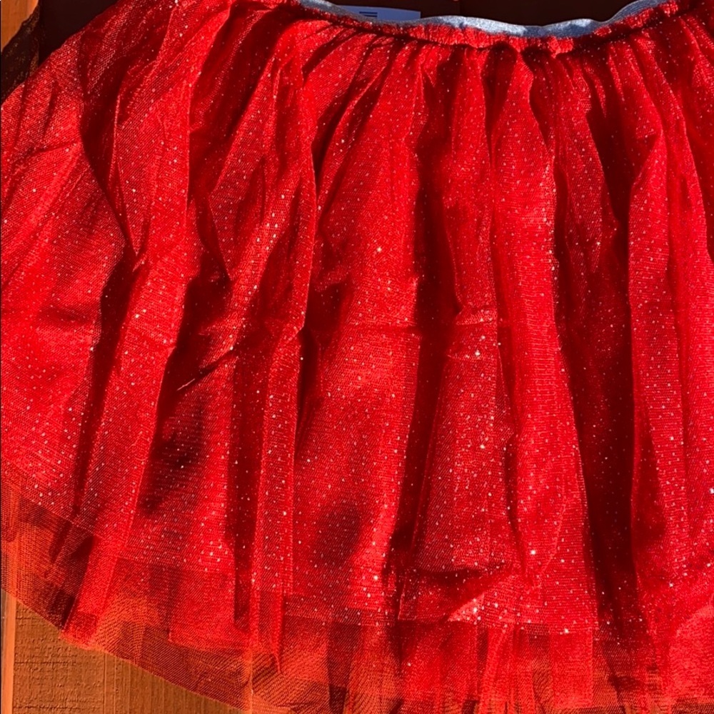 Girls Metallic Tulle Skirt - Picture 3 of 7